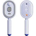  Peine masajeador eléctrico con cojines de aire y pulverizador, 3 en 1, autolimpiante, con vapor, cepillo para aceites esenciales y masajeador de cuero cabelludo recargable